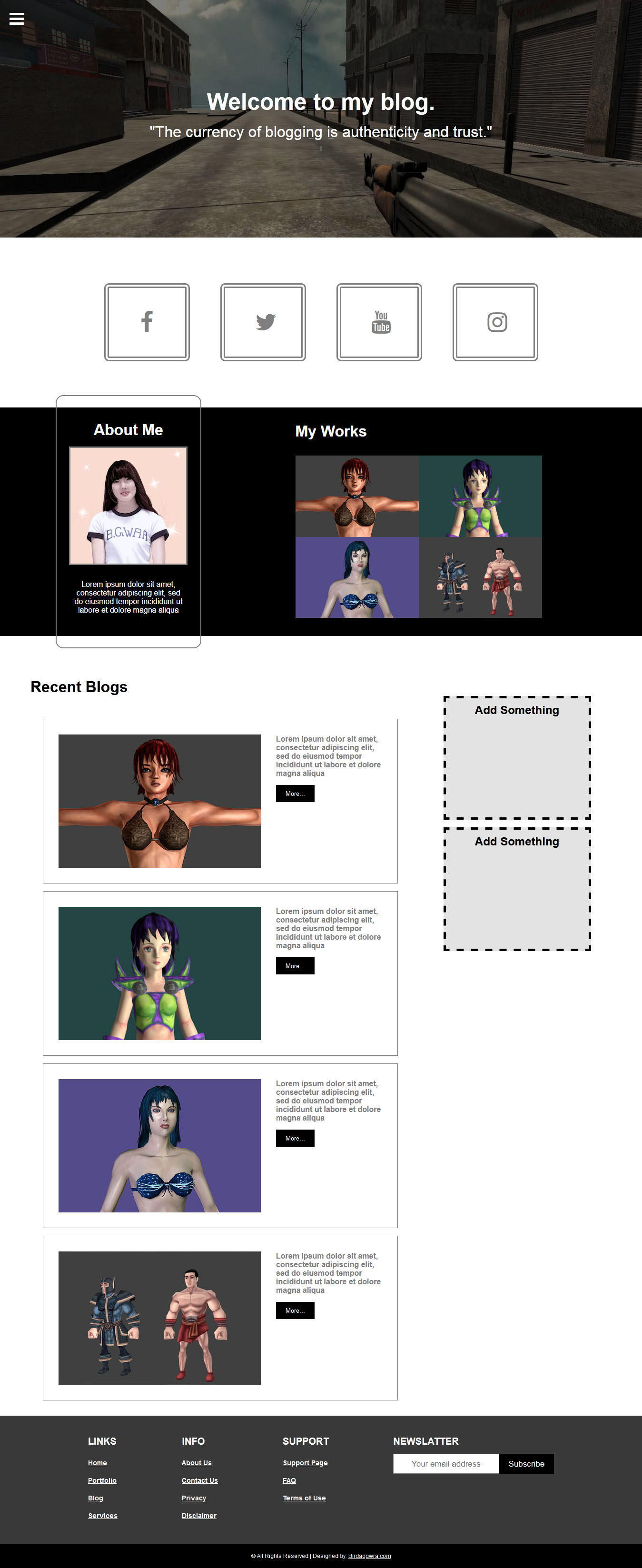 My personal blog image