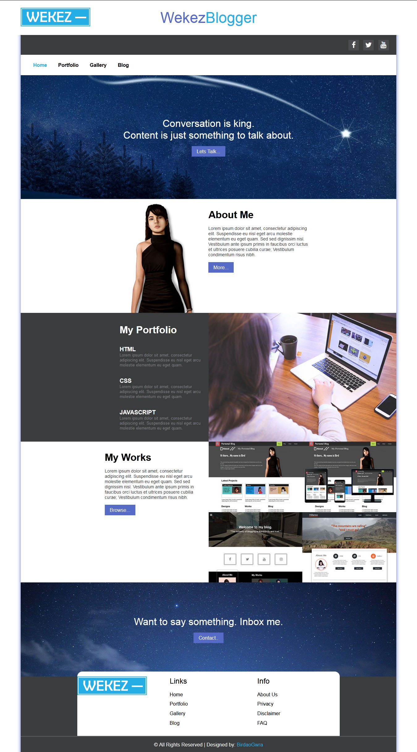 My personal blog image