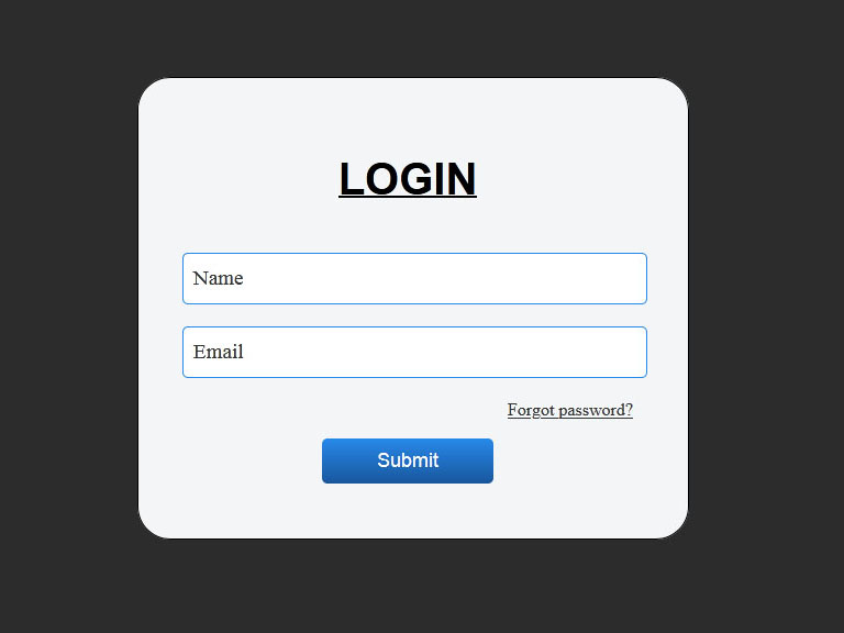 Login Form image