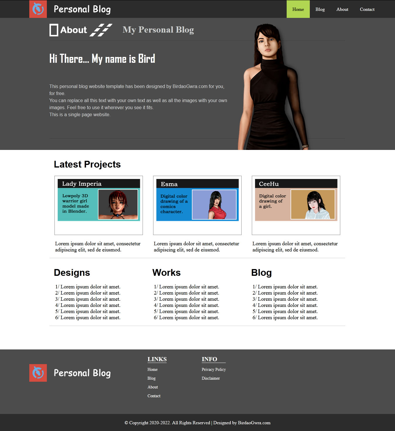 My personal blog image
