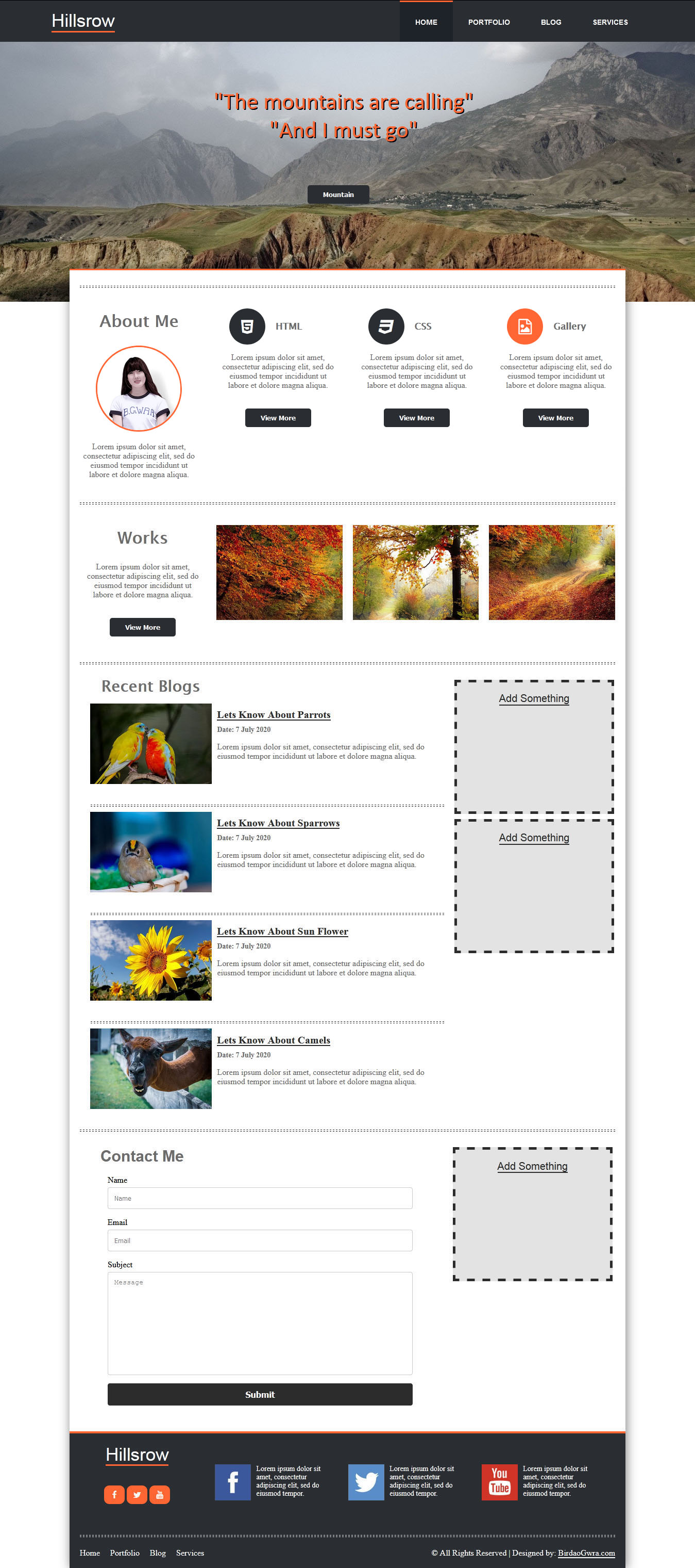 My personal blog image